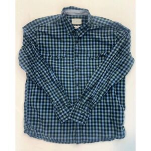 Lucky Brand Plaid Flannel Button-Up